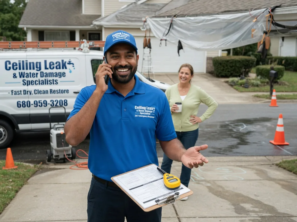 Ceiling Leak Cleanup Addieville, IL FAQs